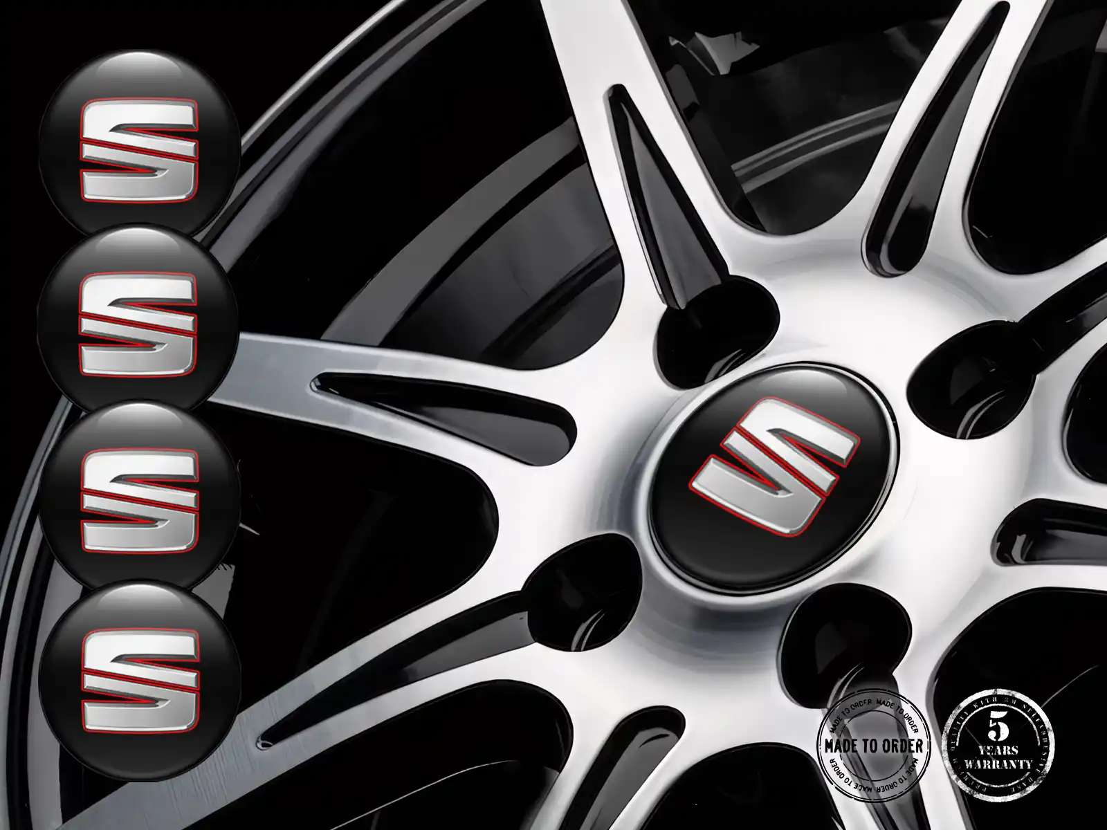 Seat Felgenaufkleber Autos Hochwertige Embleme